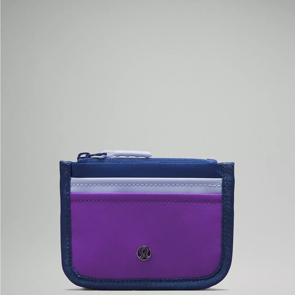lululemon athletica Accessories - Lululemon True Identity Card Case- Pitch Blue/Blue Linen/Atomic Purple